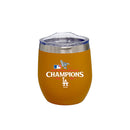 16oz Canyon Stainless Steel Stemless Tumbler, MLB National League Champs 2025, Direct Print, Los Angeles Dodgers