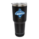 30oz Black Bluetooth Tumbler, MLB World Series Champs 2025, Direct Print, Los Angeles Dodgers
