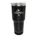 30oz Black Bluetooth Tumbler, MLB National League Champs 2025, Etched, Los Angeles Dodgers