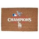 19.5x29.5in Coir Fiber Door Mat, MLB National League Champs 2025, Flatbed Print, Los Angeles Dodgers