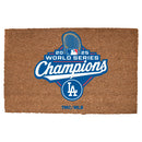 19.5x29.5in Coir Fiber Door Mat, MLB World Series Champs 2025, Flatbed Print, Los Angeles Dodgers