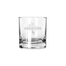 11oz Rocks Glass, MLB National League Champs 2025, Etched, Los Angeles Dodgers