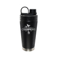 22oz Black Stainless Steel Beverage Blender Bottle, MLB National League Champs 2025, Etched, Los Angeles Dodgers