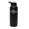 34oz Black Quencher Water Bottle, MLB National League Champs 2025, Direct Print, Los Angeles Dodgers