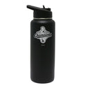 34oz Black Quencher Water Bottle, MLB World Series Champs 2025, Etched, Los Angeles Dodgers