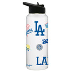 34oz Quencher, White with Loco Design | Los Angeles Dodgers