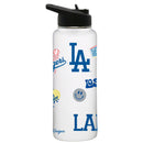34oz Quencher, White with Loco Design | Los Angeles Dodgers