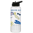 34oz Quencher, White with Loco Design | Los Angeles Dodgers