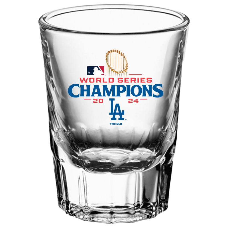 2oz Fluted Shot Glass | 2024 Champion Los Angeles Dodgers