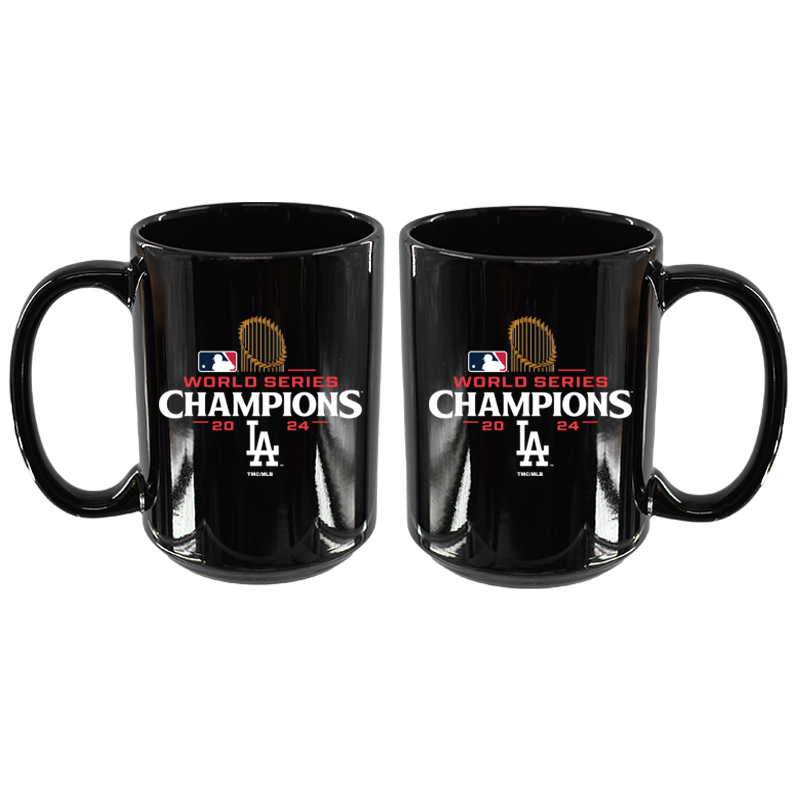 15oz Black Mug | 2024 Champion Los Angeles Dodgers