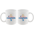 11oz White Mug | 2024 Champion Los Angeles Dodgers