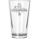 16oz Pint Glass Etched | 2024 Champion Los Angeles Dodgers