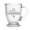16oz Café Glass Etched | 2024 Champion Los Angeles Dodgers