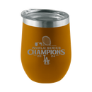 12oz Canyon Stemless Tumbler Etched | 2024 Champion Los Angeles Dodgers