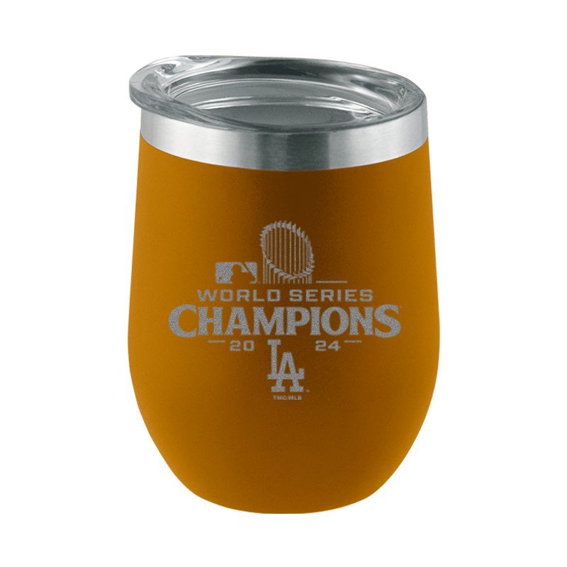 12oz Canyon Stemless Tumbler Etched | 2024 Champion Los Angeles Dodgers