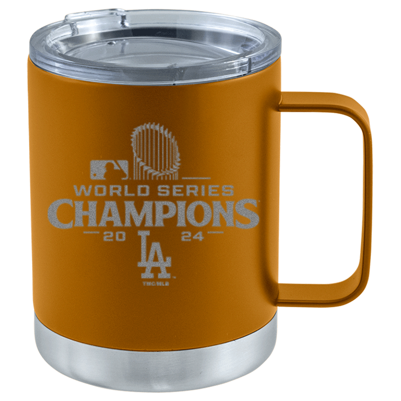 12oz Canyon Lowball with Handle Etched | 2024 Champion Los Angeles Dodgers