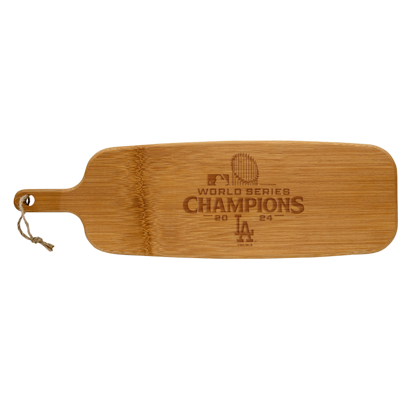 Bamboo Paddle Cutting Board | 2024 Champion Los Angeles Dodgers
