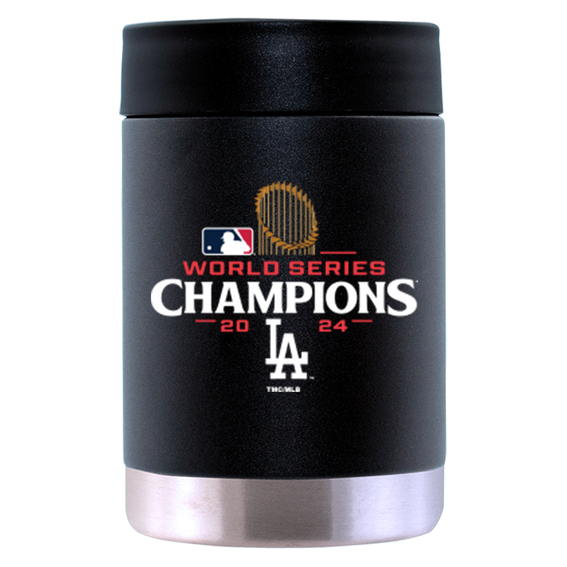 12oz Black Can Holder | 2024 Champion Los Angeles Dodgers