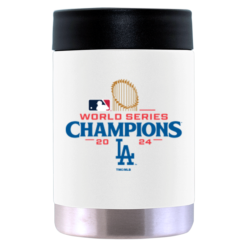 12oz White Can Holder | 2024 Champion Los Angeles Dodgers
