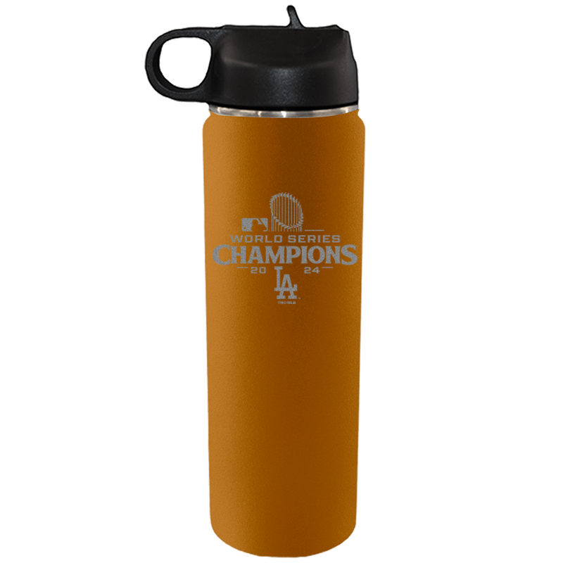 22oz Canyon Water Bottle Etched | 2024 Champion Los Angeles Dodgers