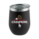 16oz Black Stemless Tumbler | 2024 Champion Los Angeles Dodgers