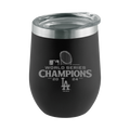 16oz Black Stemless Tumbler Etched | 2024 Champion Los Angeles Dodgers