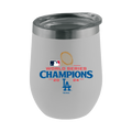 16oz White Stemless Tumbler | 2024 Champion Los Angeles Dodgers