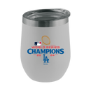 16oz White Stemless Tumbler | 2024 Champion Los Angeles Dodgers