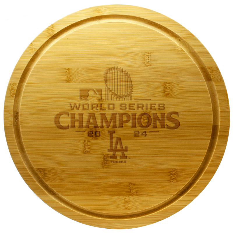 13in Bamboo Rotating Server | 2024 Champion Los Angeles Dodgers