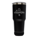 30oz Black Bluetooth Tumbler Etched | 2024 Champion Los Angeles Dodgers