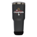 30oz Pewter Bluetooth Tumbler | 2024 Champion Los Angeles Dodgers