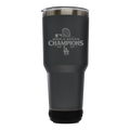 30oz Pewter Bluetooth Tumbler Etched | 2024 Champion Los Angeles Dodgers