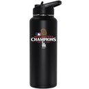34oz Black Quencher Water Bottle | 2024 Champion Los Angeles Dodgers