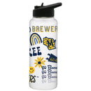 34oz Quencher, White with Loco Design | Milwaukee Brewers