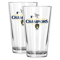 Milwaukee Brewers 2026 NLCS 16oz Pint Glass Set of 2
