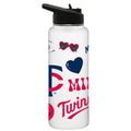 34oz Quencher, White with Loco Design | Minnesota Twins