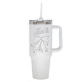  Mets 40oz Bow White Stainless Steel Colossal Tumbler 