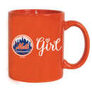 11oz Colored Ceramic Girl Mug | New York Mets (Copy)