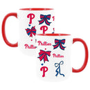  Phillies 2pk 15oz Bow Coffee Mug 