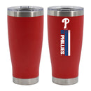 20oz Red SS Tumbler, DP, Let's Go Team Stripe, Philadelphia Phillies