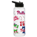 34oz Quencher, White with Loco Design | Philadelphia Phillies