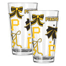  Pirates 2pk 16oz Bow Pint Glass 