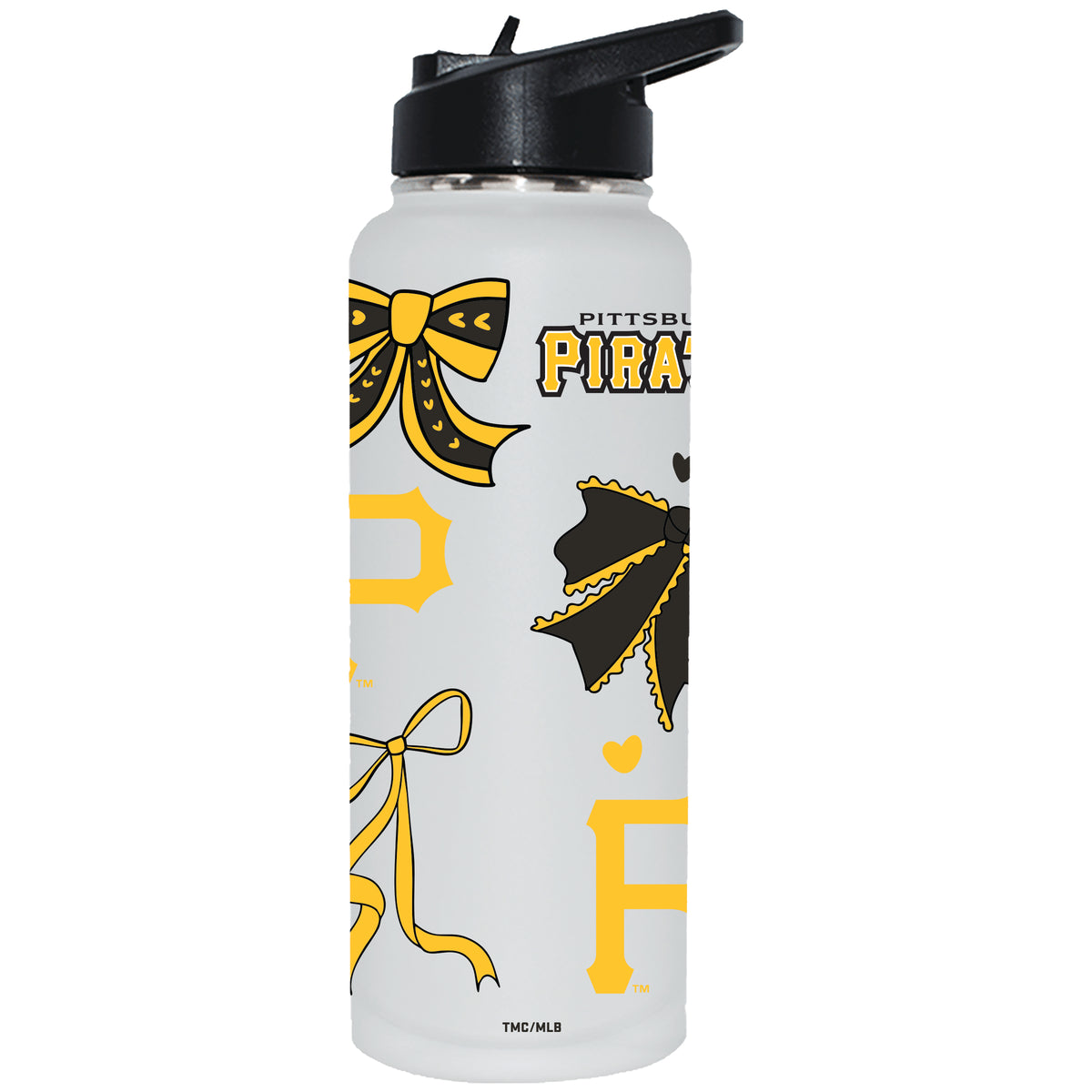  Pirates 34oz Bow White Quencher Water Bottle 