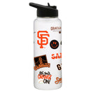 34oz Quencher, White with Loco Design | San Francisco Giants