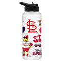 34oz Quencher, White with Loco Design | St. Louis Cardinals