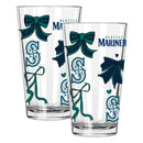  Mariners 2pk 16oz Bow Pint Glass 