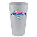 16oz White Frosted Pint Glass, MLB American League Champs 2025, Direct Print, Toronto Blue Jays