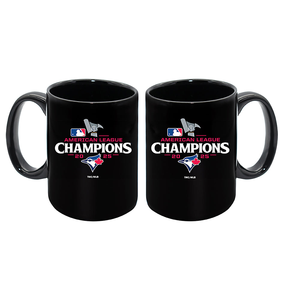 15oz Black Mug, MLB American League Champs 2025, Sublimation, Toronto Blue Jays