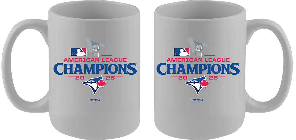 11oz White Mug, MLB American League Champs 2025, Sublimation, Toronto Blue Jays