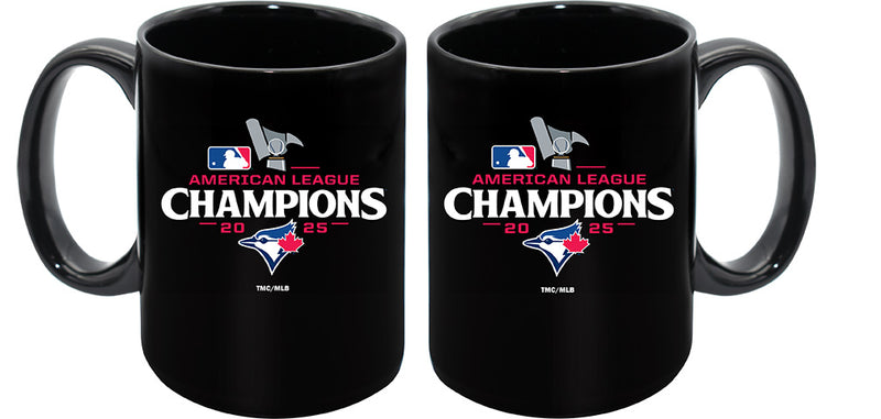 11oz Black Mug, MLB American League Champs 2025, Sublimation, Toronto Blue Jays